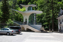 Borjomi Talstation Drahtseilbahn