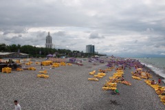 Am Strand in Batumi.