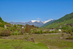 Blick in den Großen Kaukasus