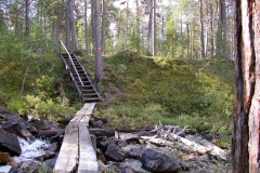 Wanderweg vom Wasserfall zurück