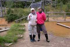 Nach dem Gold waschen ...