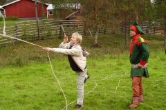 Seija beim Rentierfang