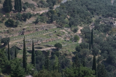 Ausgrabungsstätte in Delphi