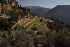 Ausgrabungsstätte in Delphi