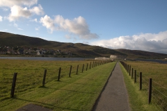 Clickimin Loch mit Clickimin Broch