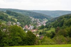 Blick über Mespelbrunn