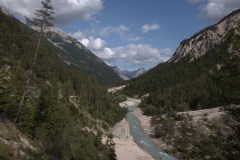 Blick ins Hinterautal, Karwendelgebirge