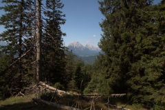 Ausblicke auf dem Weg von Scharnitz zur Oberbrunnalm