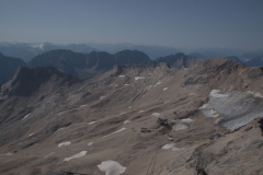 Blick zur unteren Zugspitzstation