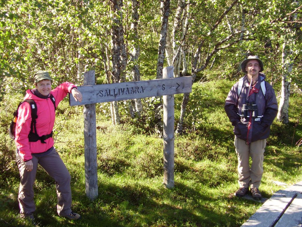 Eingang zum Rentierscheideplatz Sallivaara by Seija