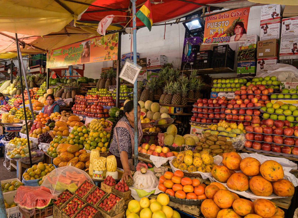 Obststand in Sucre